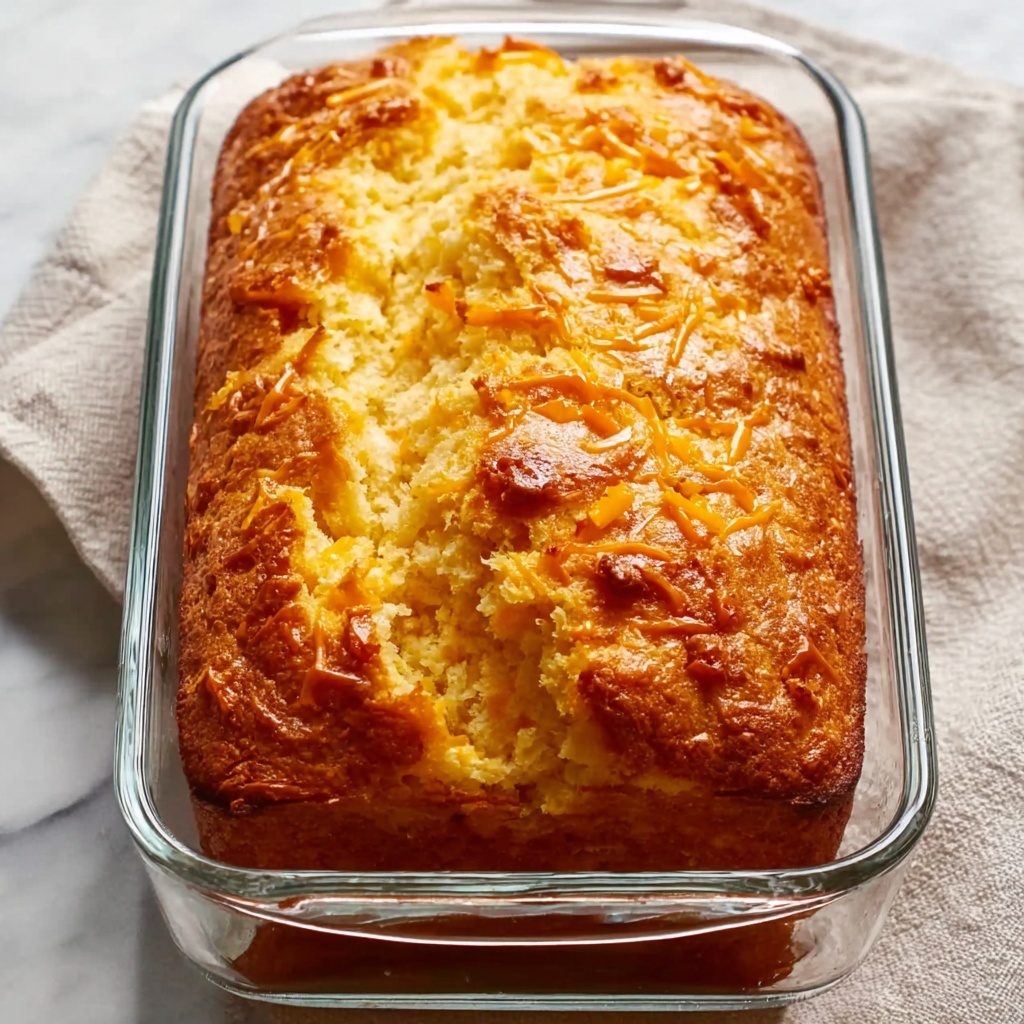 Easy Cheddar Cheese Bread Recipe - Recipe Image