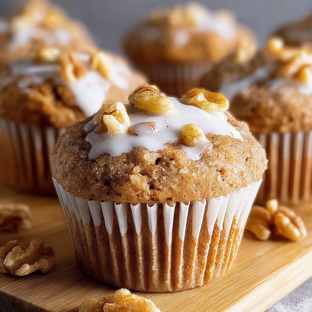 Cinnamon Apple Walnut Muffins Recipe - Recipe Image