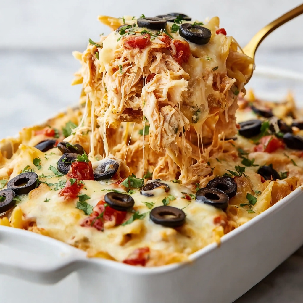 Fiesta Chicken Pasta Casserole Bake Recipe - Recipe Image