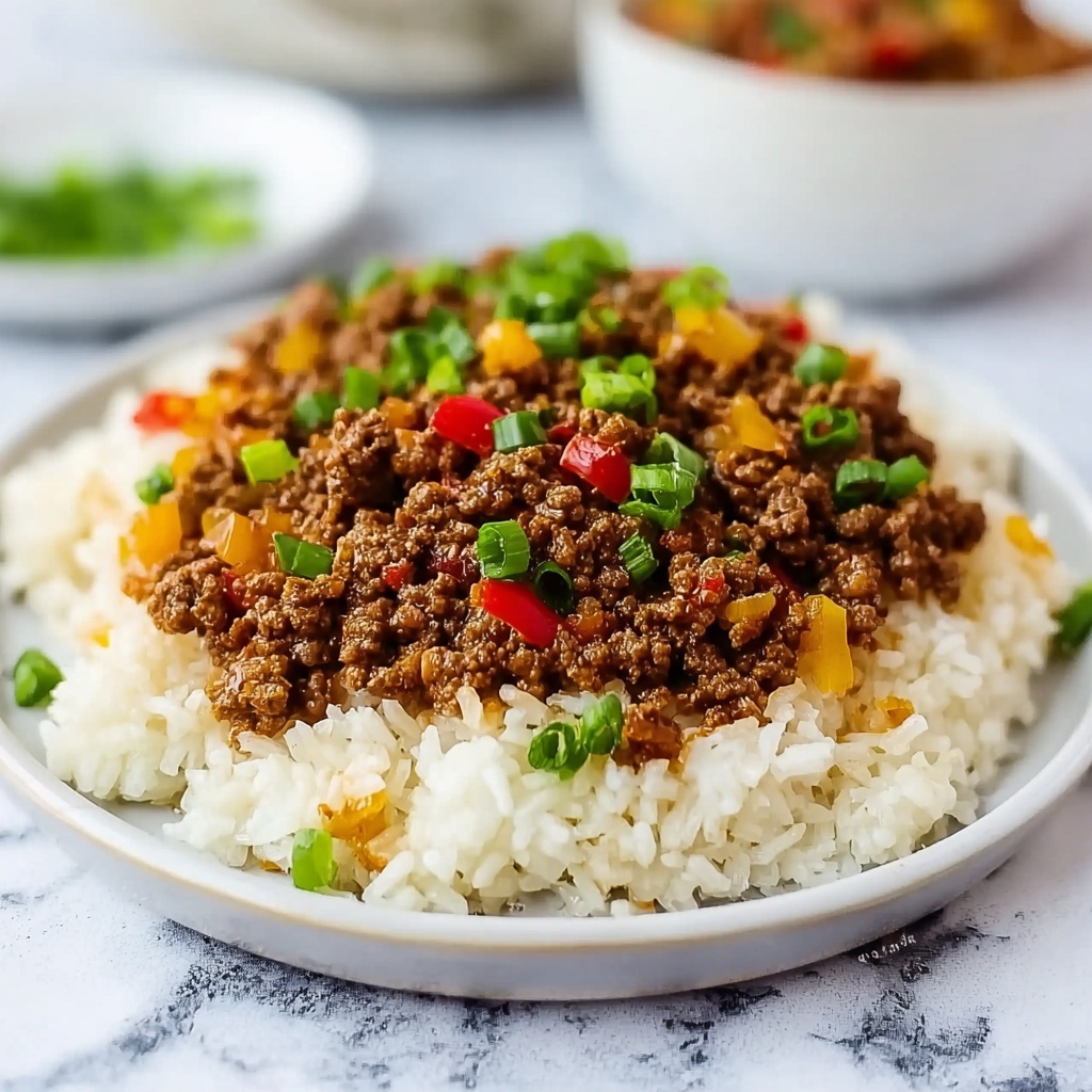 Spicy Sesame Ground Beef Bowls Recipe - Recipe Image