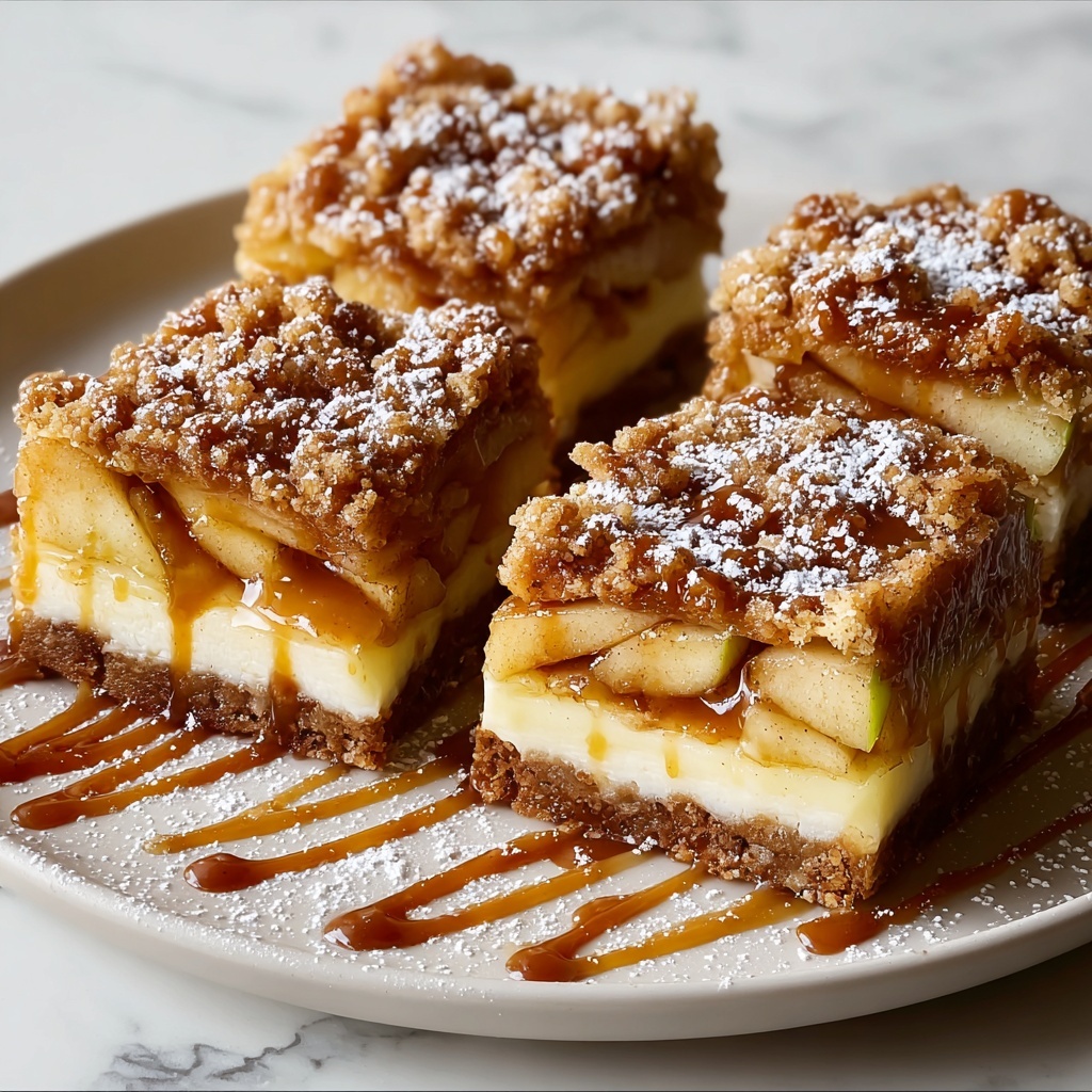 Salted Caramel Apple Bars Recipe - Recipe Image