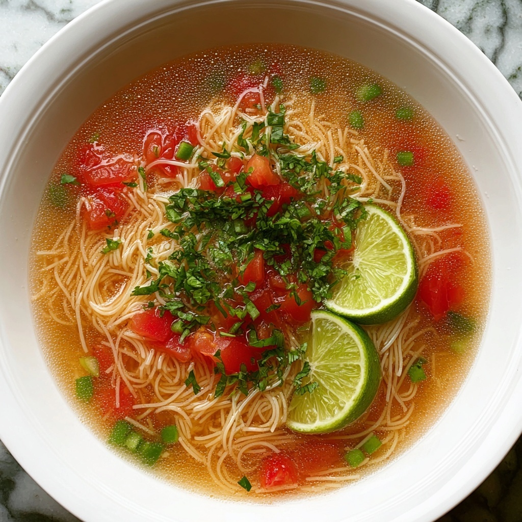 Fideo Mexican Noodle Soup Recipe - Recipe Image