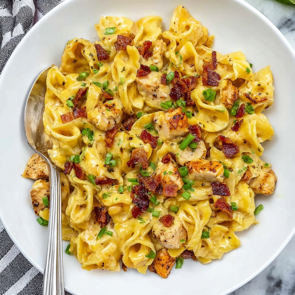 One-Pot Buffalo Chicken Tortellini Recipe - Recipe Image