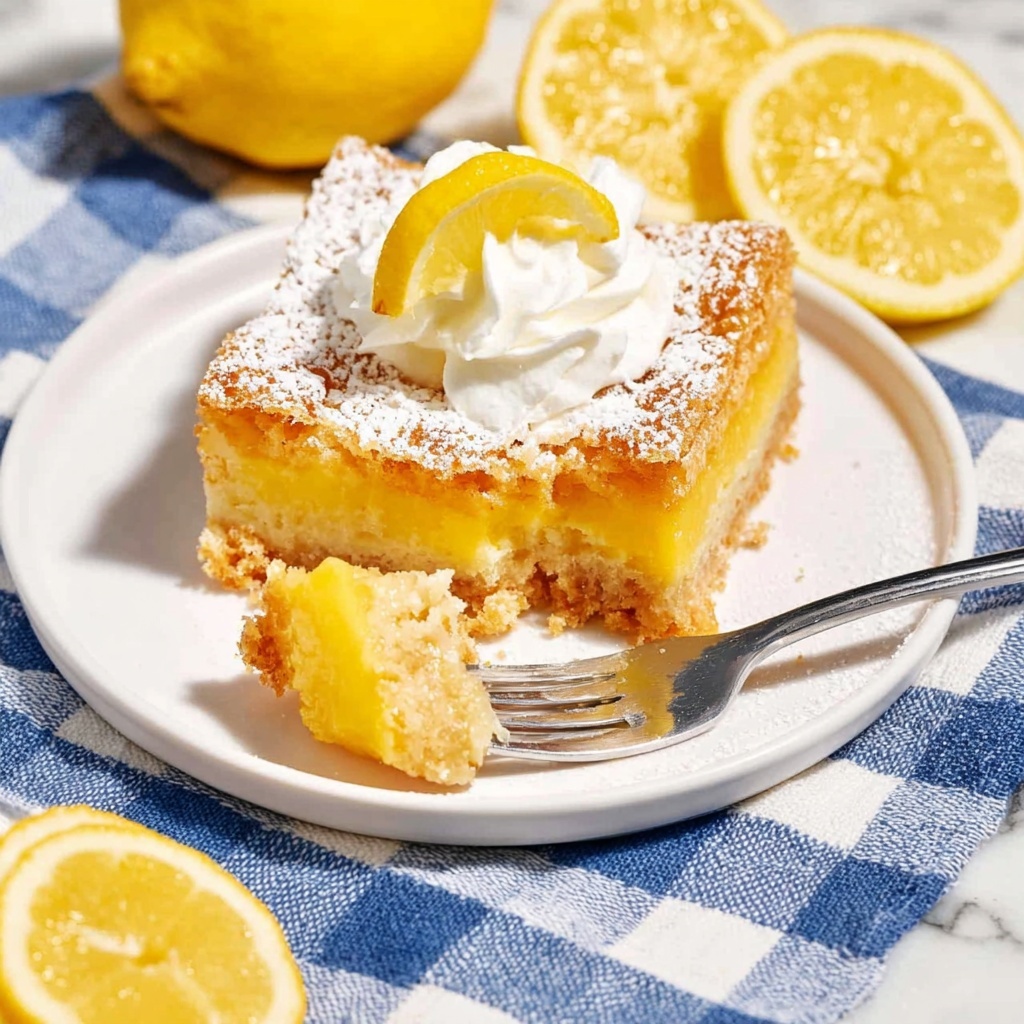 Lemon Gooey Butter Cake Recipe - Recipe Image