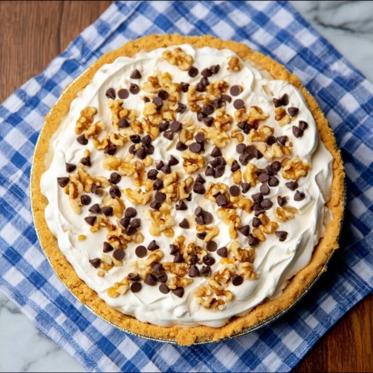 Peanut Butter Brownie Pie Recipe