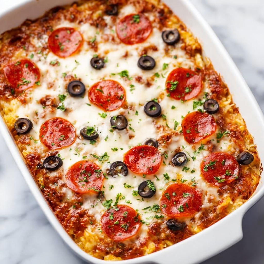 Pizza Pierogi Casserole Recipe - Recipe Image