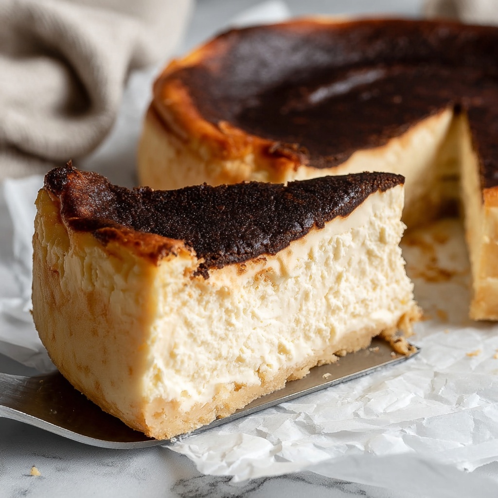Vegan Burnt Basque Cheesecake (San Sebastian) Recipe - Recipe Image