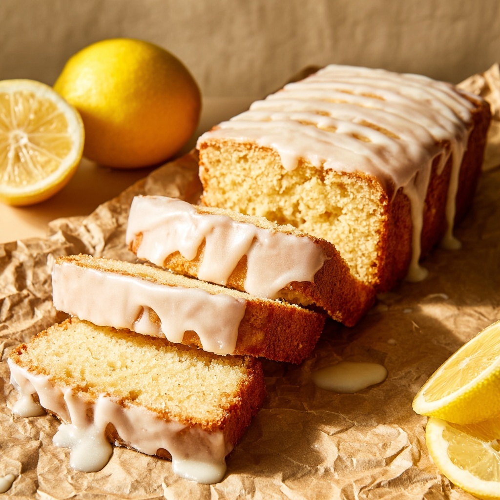 Vegan Lemon Loaf Cake (Starbucks Copycat) Recipe - Recipe Image