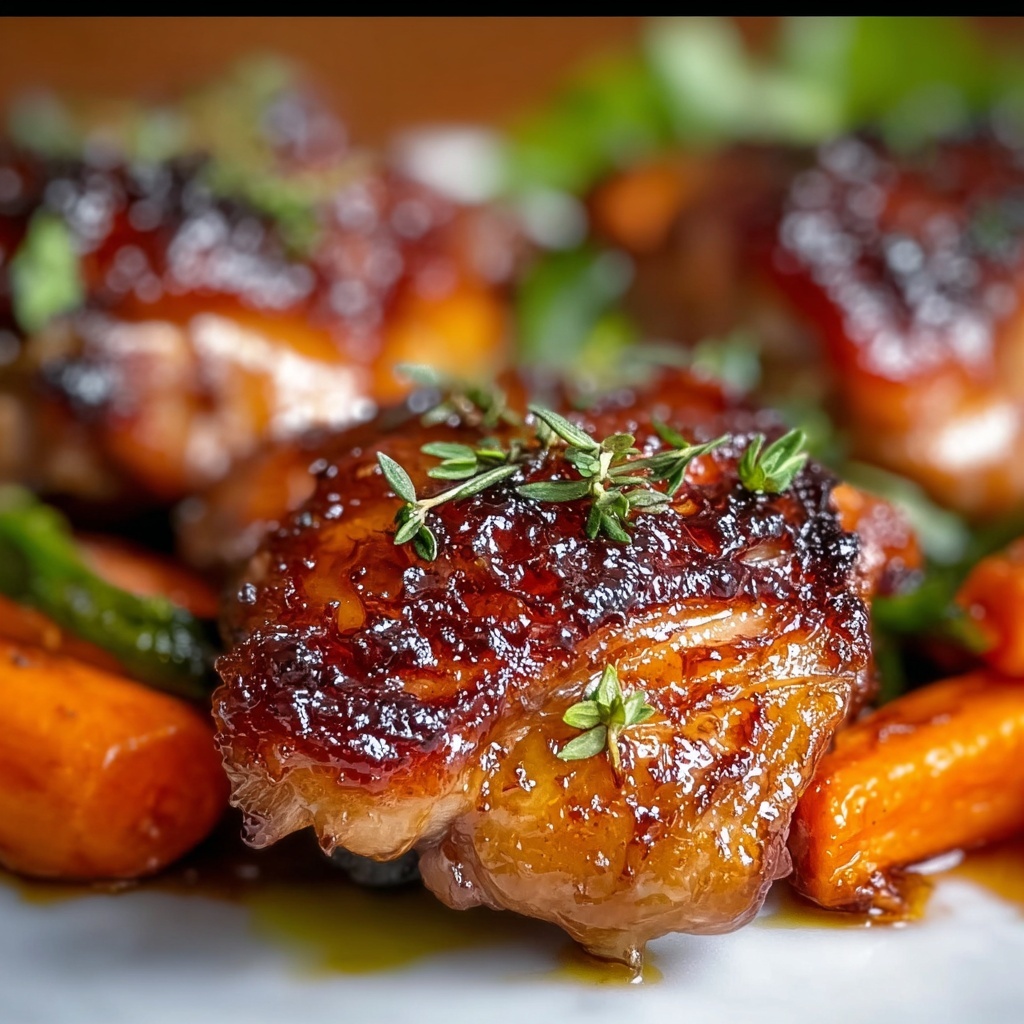 Crispy Brown Sugar Mustard Chicken Thighs Recipe - Recipe Image