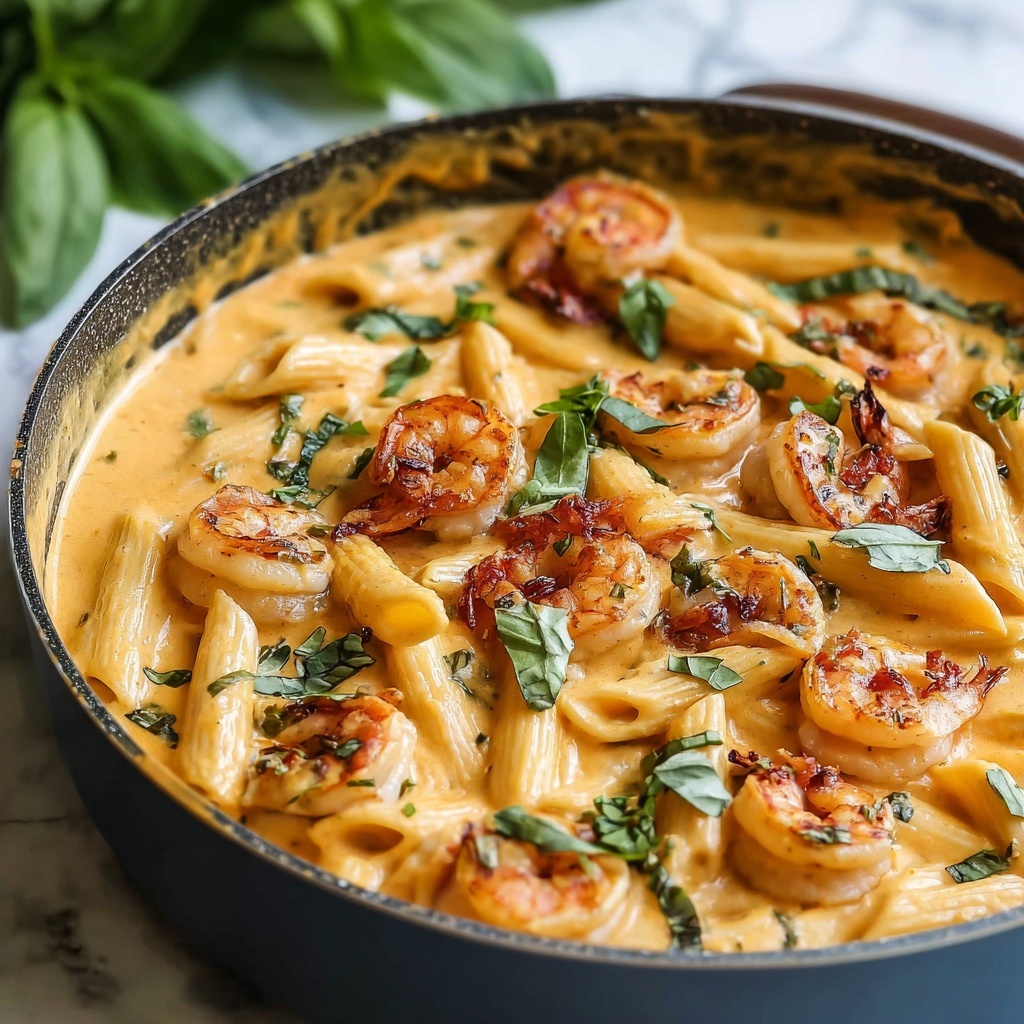 Creamy Sun-Dried Tomato Shrimp Pasta Recipe - Recipe Image