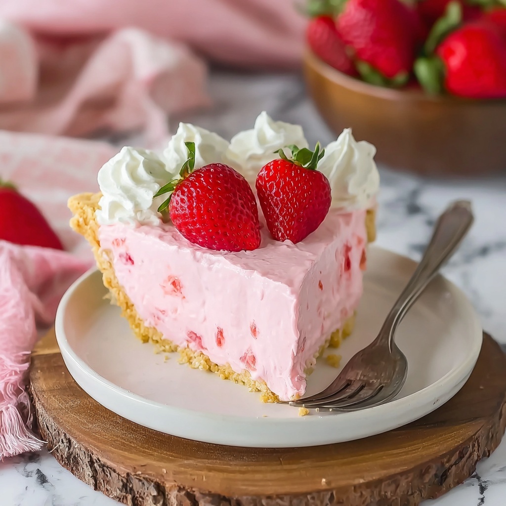 Kool Aid Pie: A Fun and Easy No-Bake Strawberry Dessert Recipe - Recipe Image