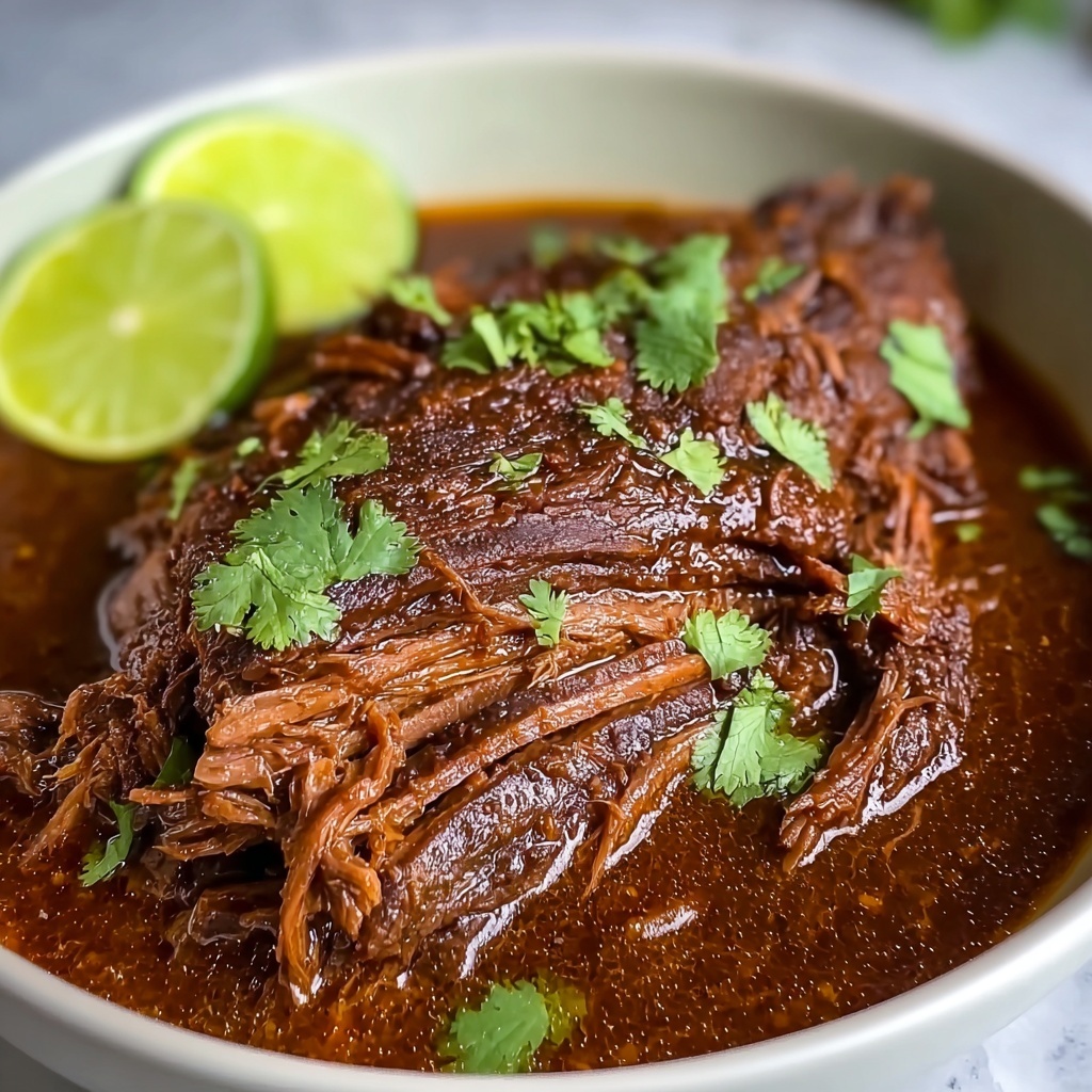 Slow Cooker Beef Chuck Roast Barbacoa Recipe - Recipe Image