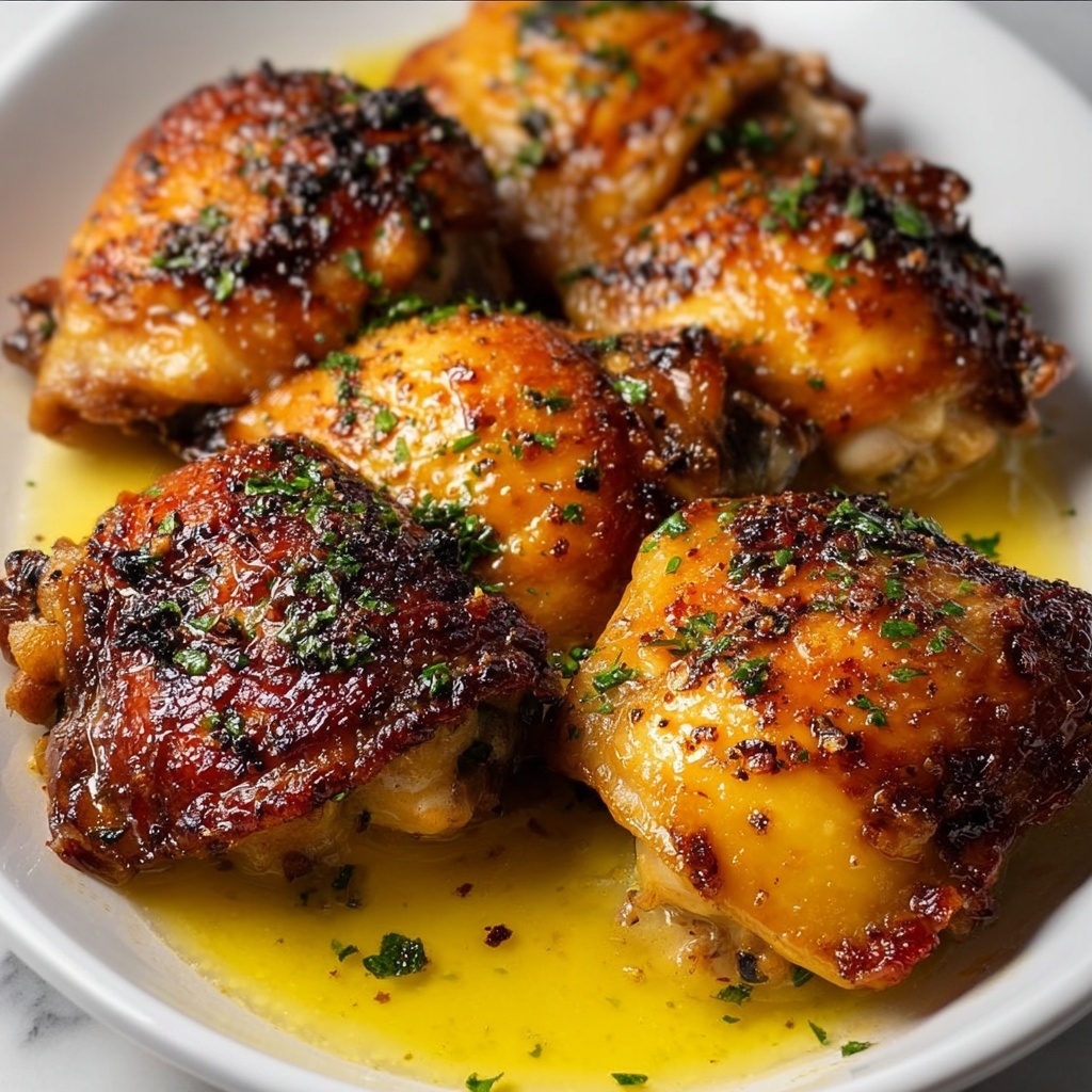 Garlic Butter Chicken Thighs Recipe - Recipe Image