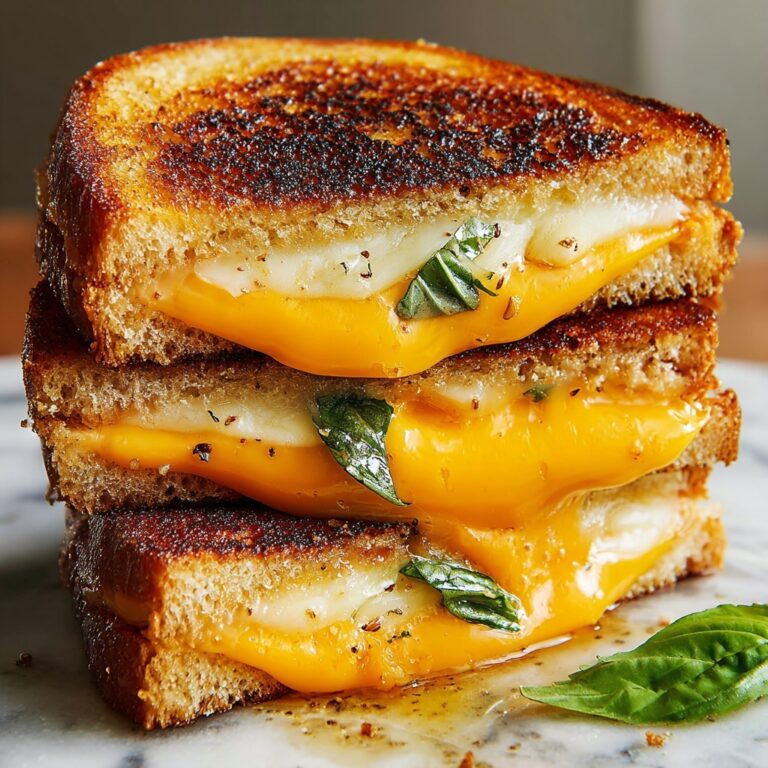 Honey Peach White Cheddar Grilled Cheese Recipe