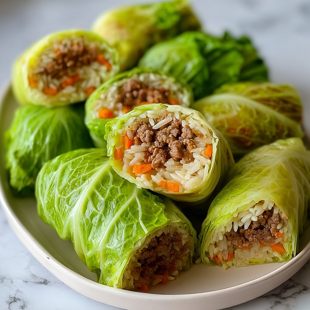 Italian Stuffed Cabbage Rolls Recipe - Recipe Image