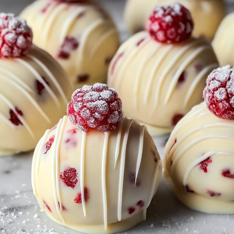 White Chocolate Raspberry Cheesecake Balls Recipe