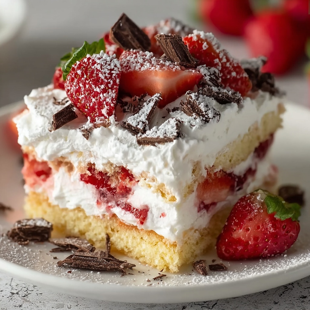 White Chocolate-Strawberry Tiramisu Recipe - Recipe Image