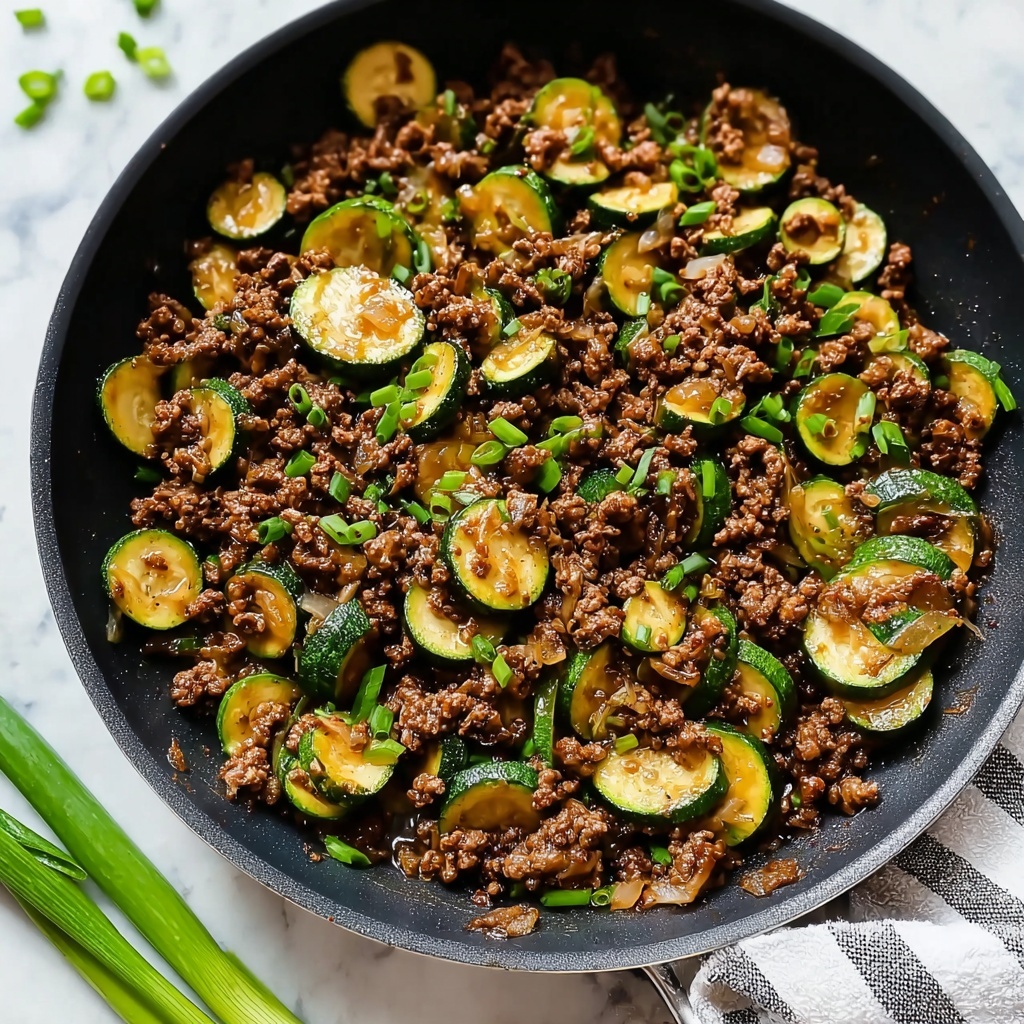 Ground Turkey Zucchini Skillet Recipe - Recipe Image