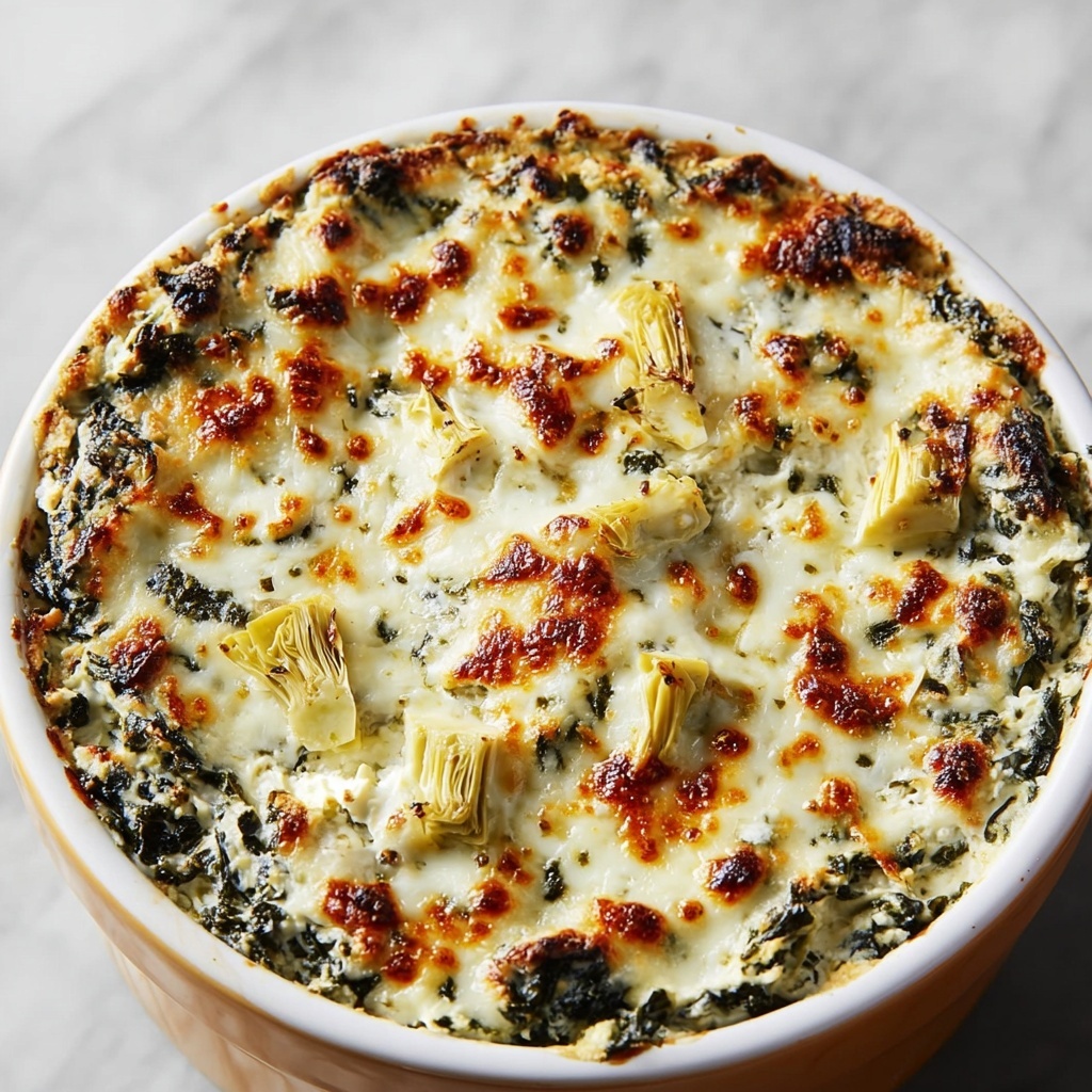 Spinach Artichoke Dip: A Creamy, Irresistible Party Favorite Recipe - Recipe Image