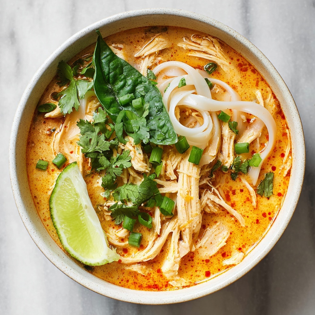 Easy Thai Chicken Curry Soup Recipe - Recipe Image