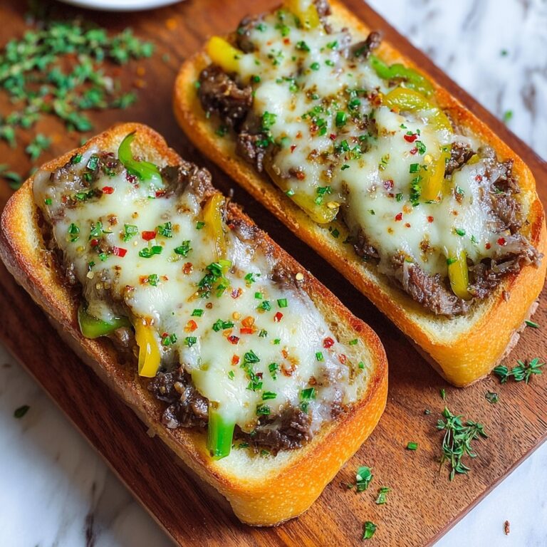Cheesy Garlic Bread Steak Grilled Cheese Recipe