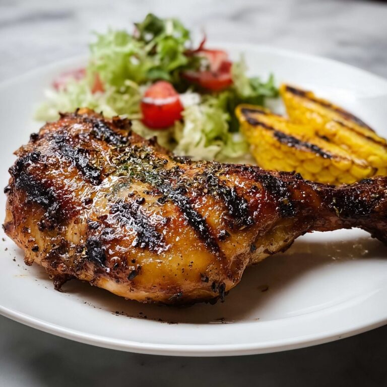 Grilled Spiced Chicken Legs Recipe