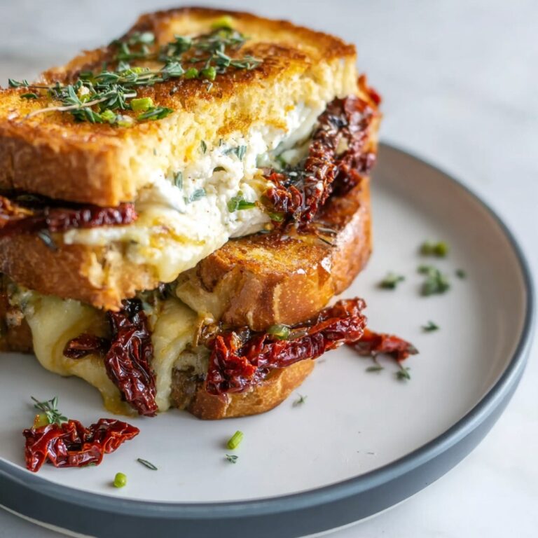 Sun-Dried Tomato and Feta Stuffed French Toast Recipe