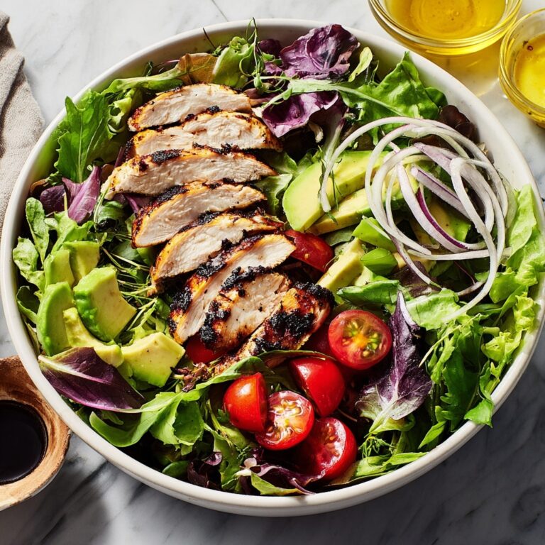 Grilled Chicken Salad with Honey Mustard Dressing Recipe