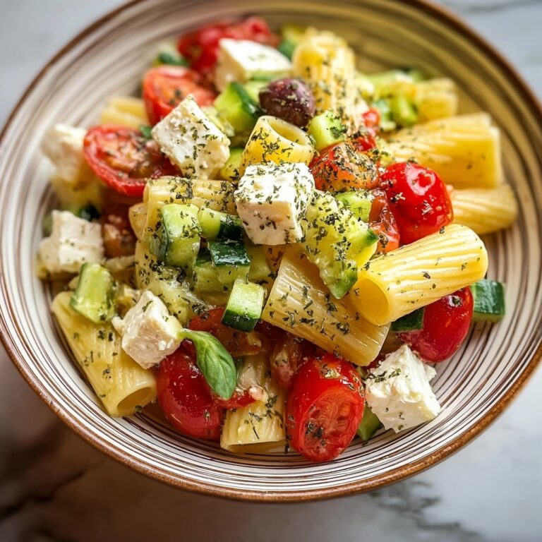 Horiatiki Pasta Salad Recipe