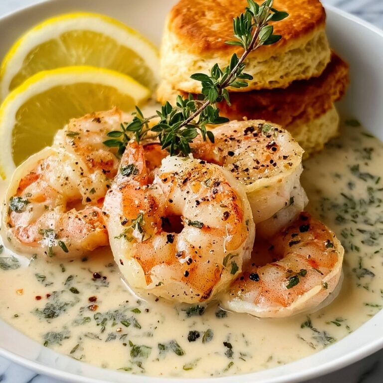 Creamy Shrimp and Biscuits Recipe
