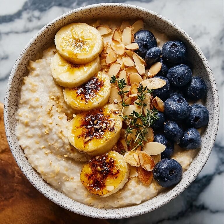 Caramelized Banana Split Overnight Oats Recipe