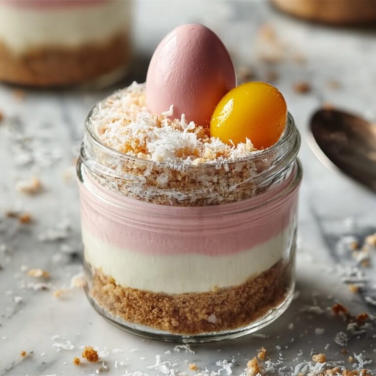 Easter Egg Cheesecake Jars Recipe