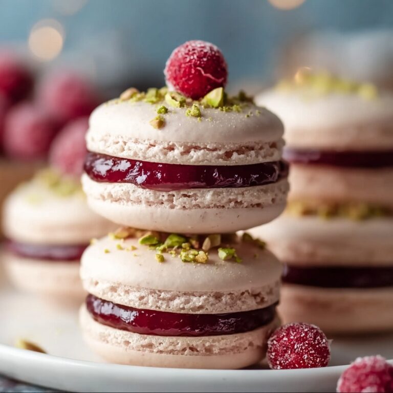 Luxurious Raspberry Pistachio Macarons: A Delightful Treat Recipe