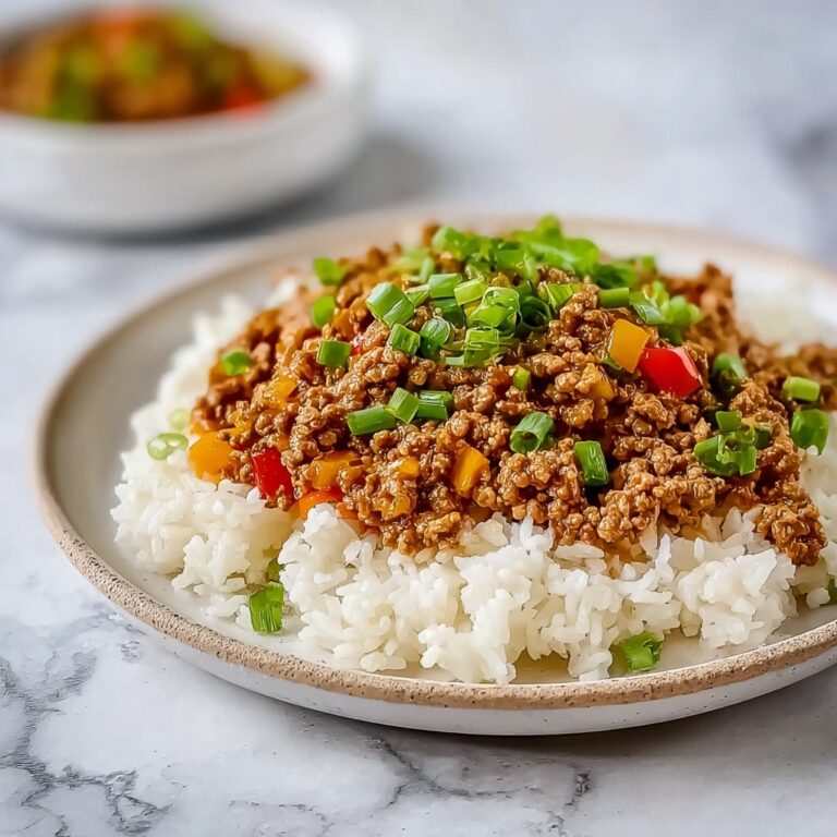 Spicy Sesame Ground Beef Bowls Recipe