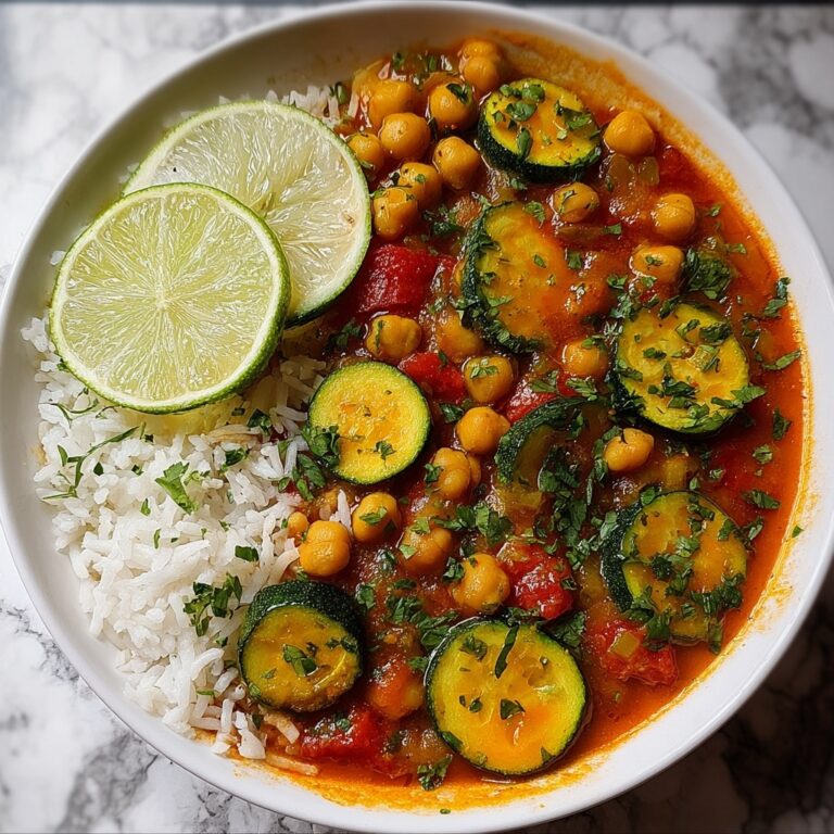Spicy Baked Zucchini Chickpea Curry Recipe
