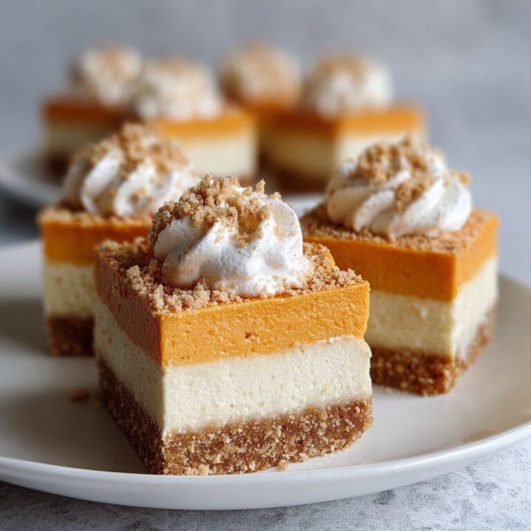 No Bake Pumpkin Cheesecake Bars Recipe