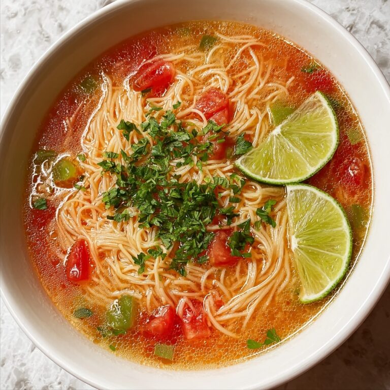 Fideo Mexican Noodle Soup Recipe