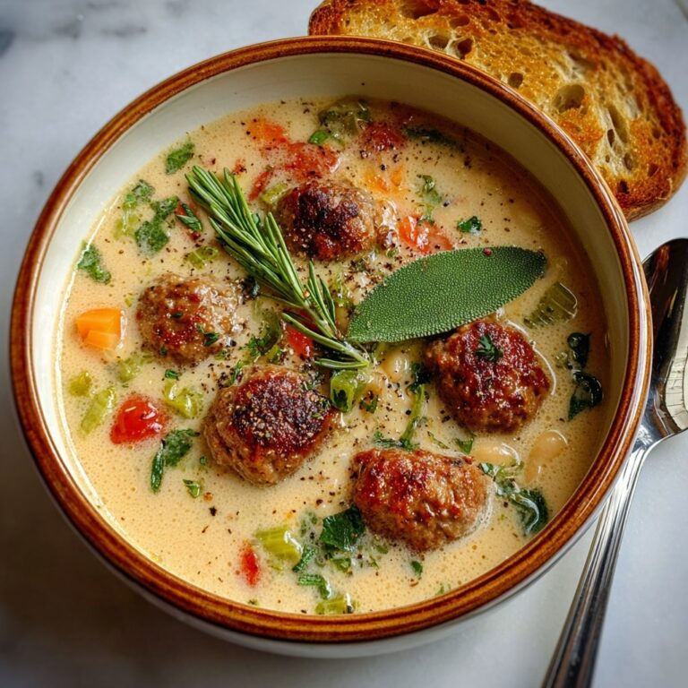 Cozy Creamy Bean Soup with Sausage Recipe