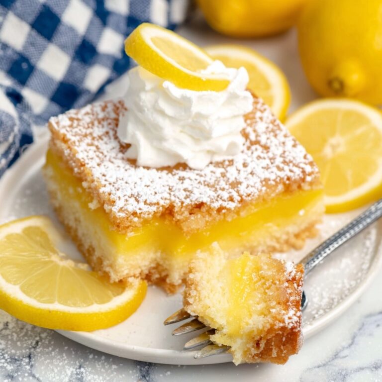 Lemon Gooey Butter Cake Recipe