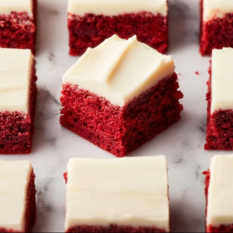 Red Velvet Brownies with Cream Cheese Frosting Recipe