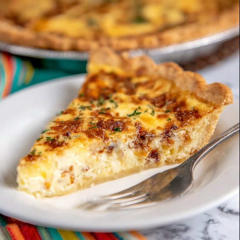 French Onion Chicken Quiche Recipe