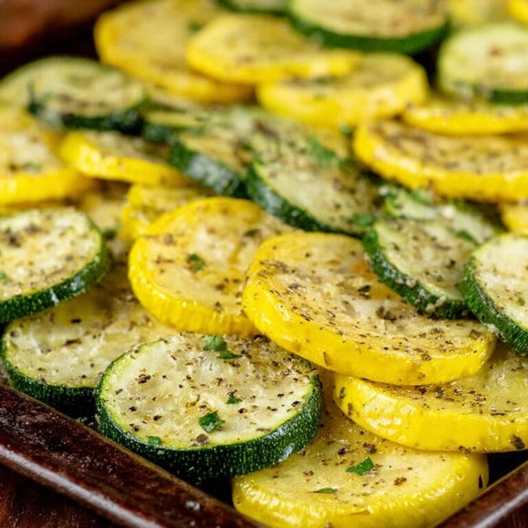 Baked Parmesan Squash Recipe