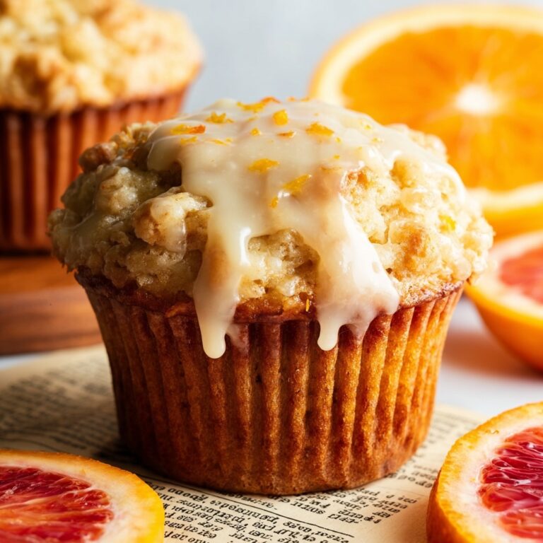 Vegan Orange Muffins With Fresh Orange Glaze Recipe