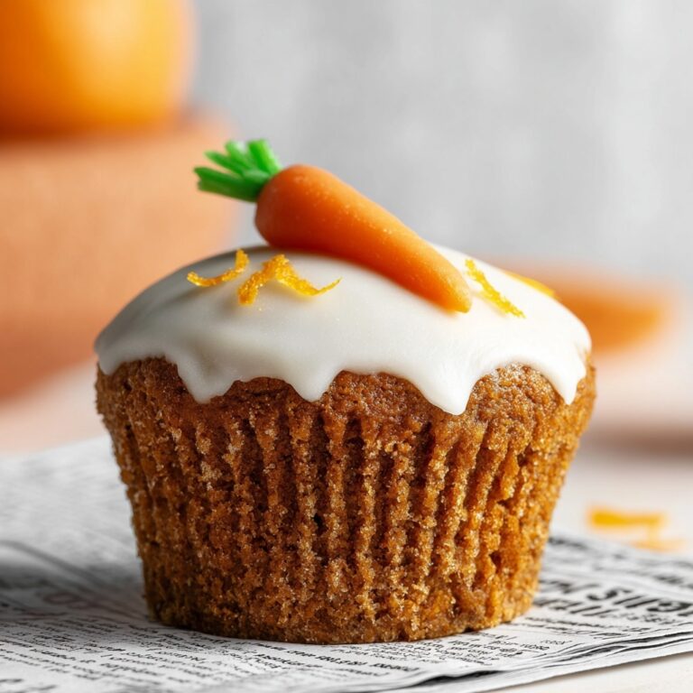 Carrot Orange Muffins with Cream Cheese Glaze Recipe