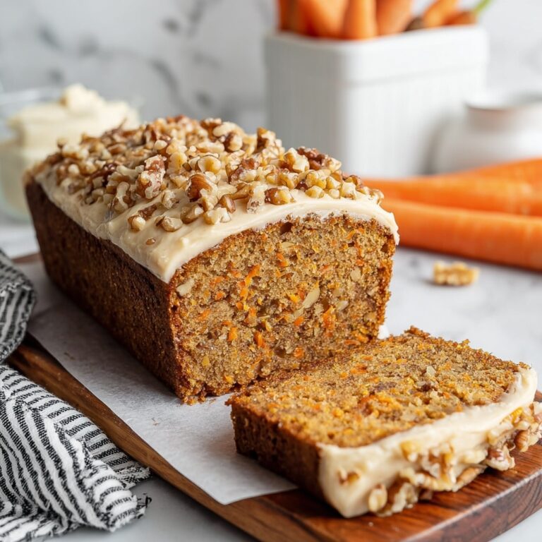 Vegan Carrot Cake Loaf Recipe