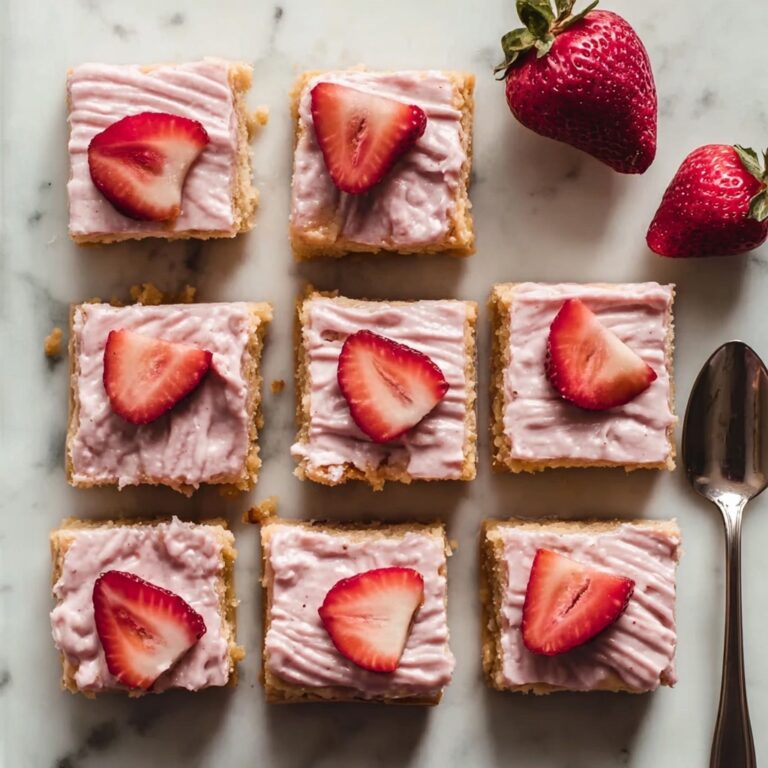 Homemade Strawberry Blondies with a Twist Recipe