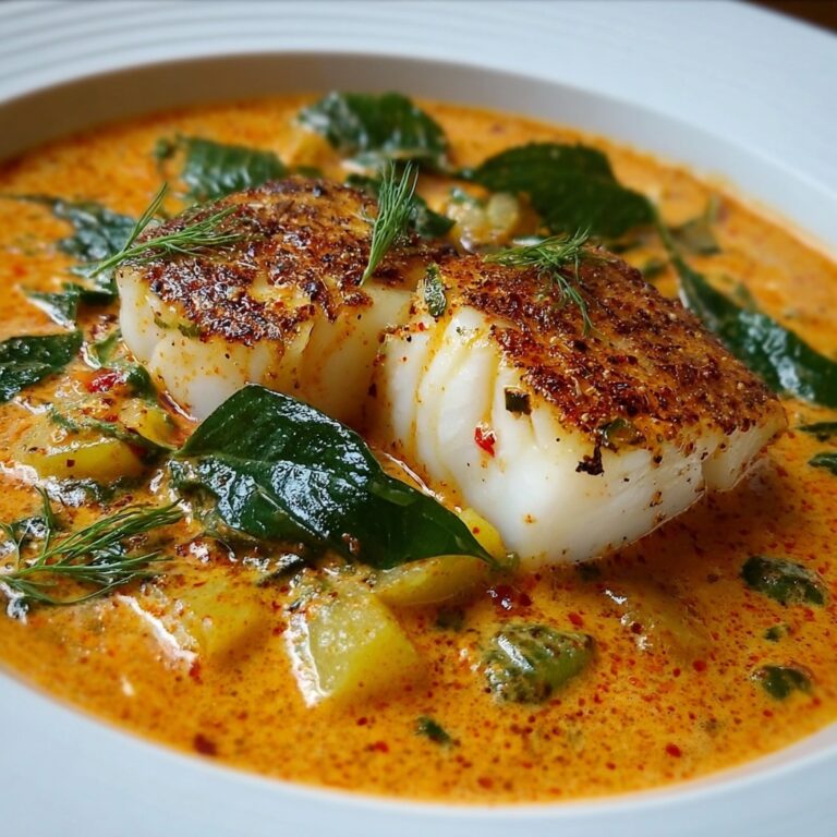 Cod in Roasted Red Pepper Sauce Recipe