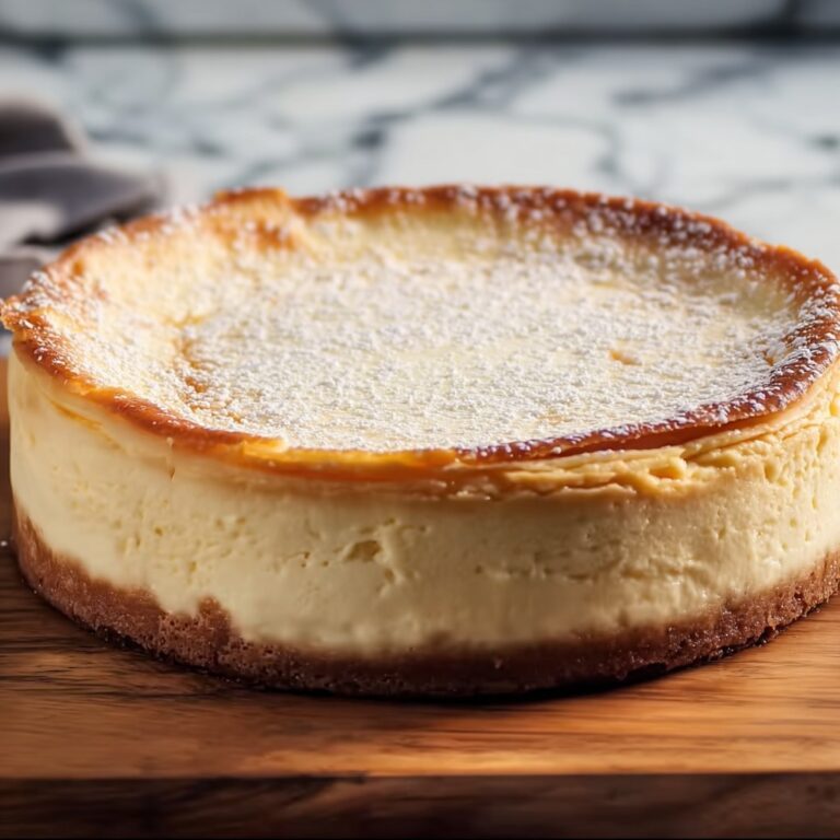 Creamy Ricotta Cheesecake with Lemon Zest and Graham Cracker Crust Recipe