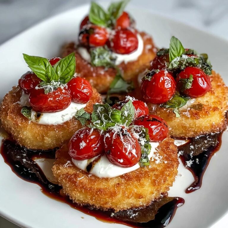Italian Basil Chicken Cutlets with Cherry Tomato, Burrata, and Balsamic Glaze Recipe