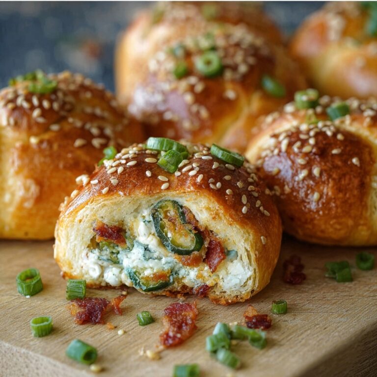Jalapeño Popper Stuffed Rolls Recipe